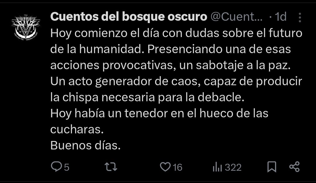 ¿Es este tuit del desastre?