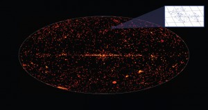Mapa estelar mostrando las fuentes del Tercer Catálogo del XMM-Newton. (Fuente: ESA/XMM-Newton/EPIC/M. Watson, University of Leicester)